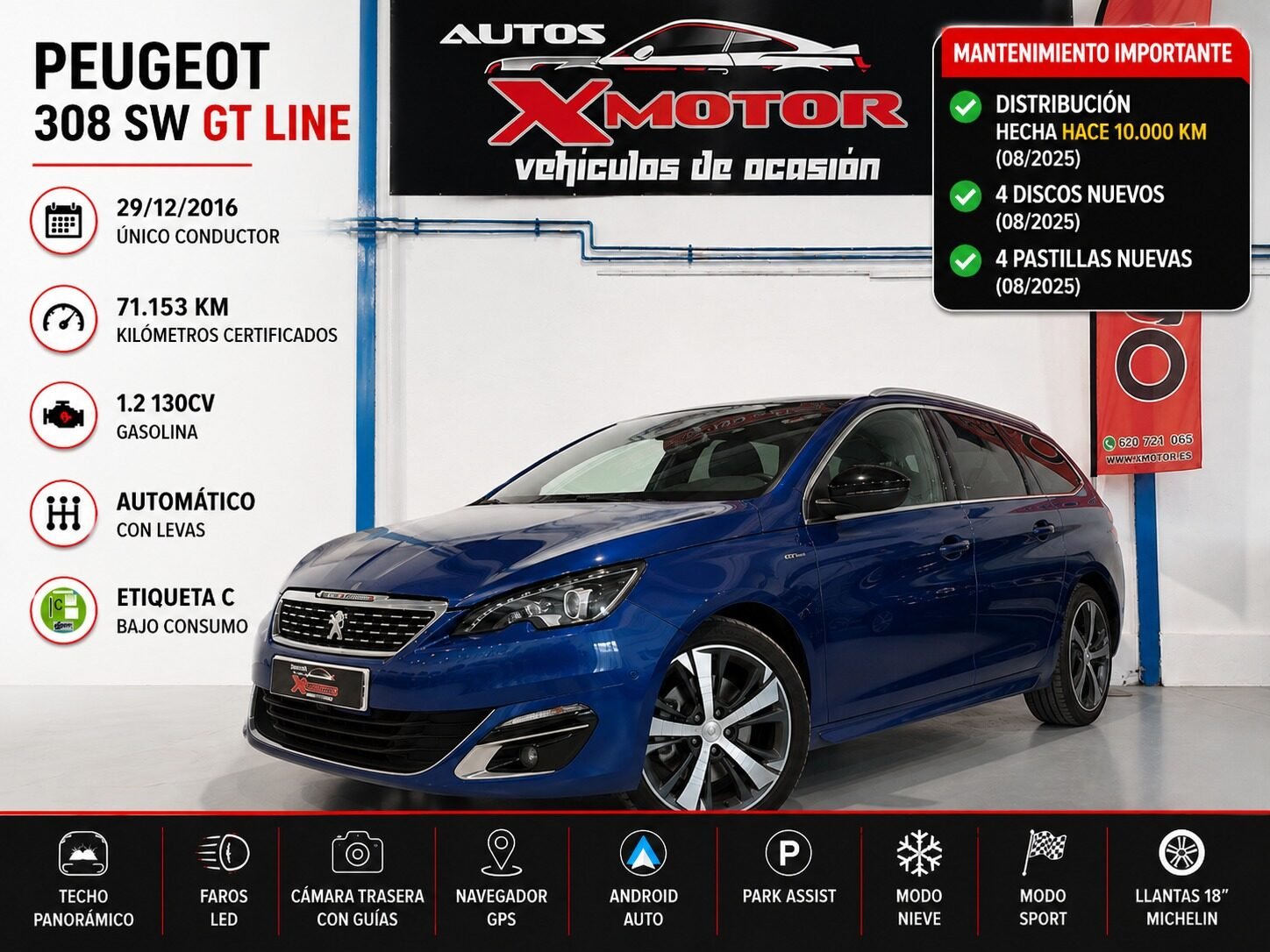 PEUGEOT 308 SW GT LINE
