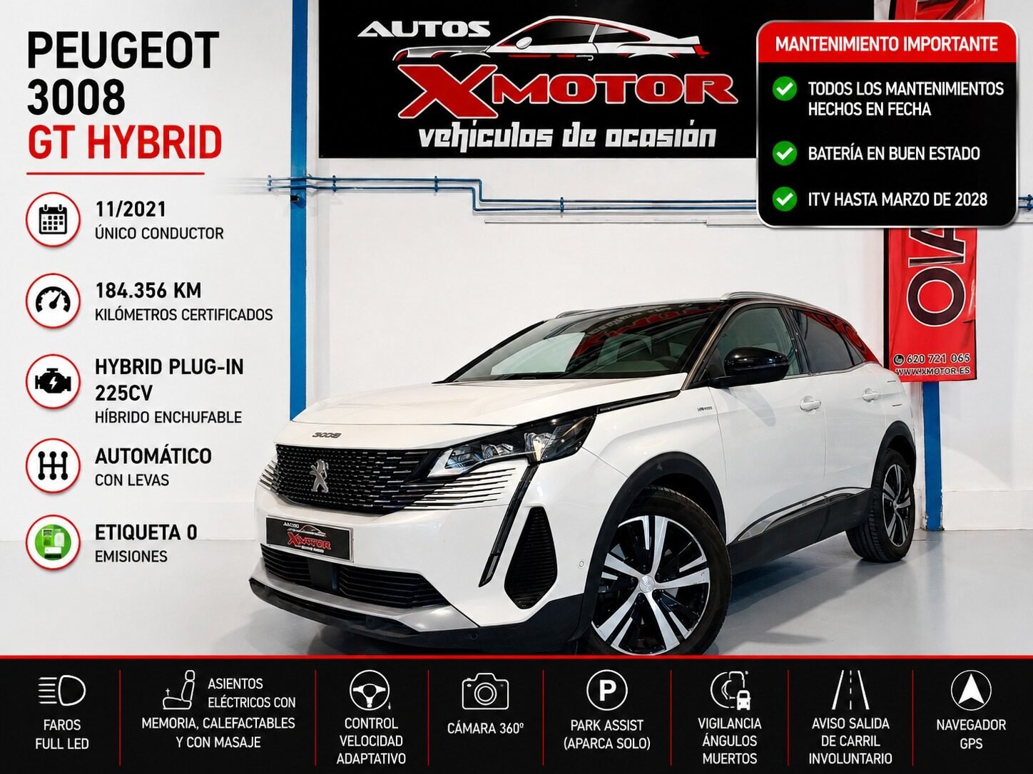 PEUGEOT 3008 Hybrid 225 eEAT8 GT