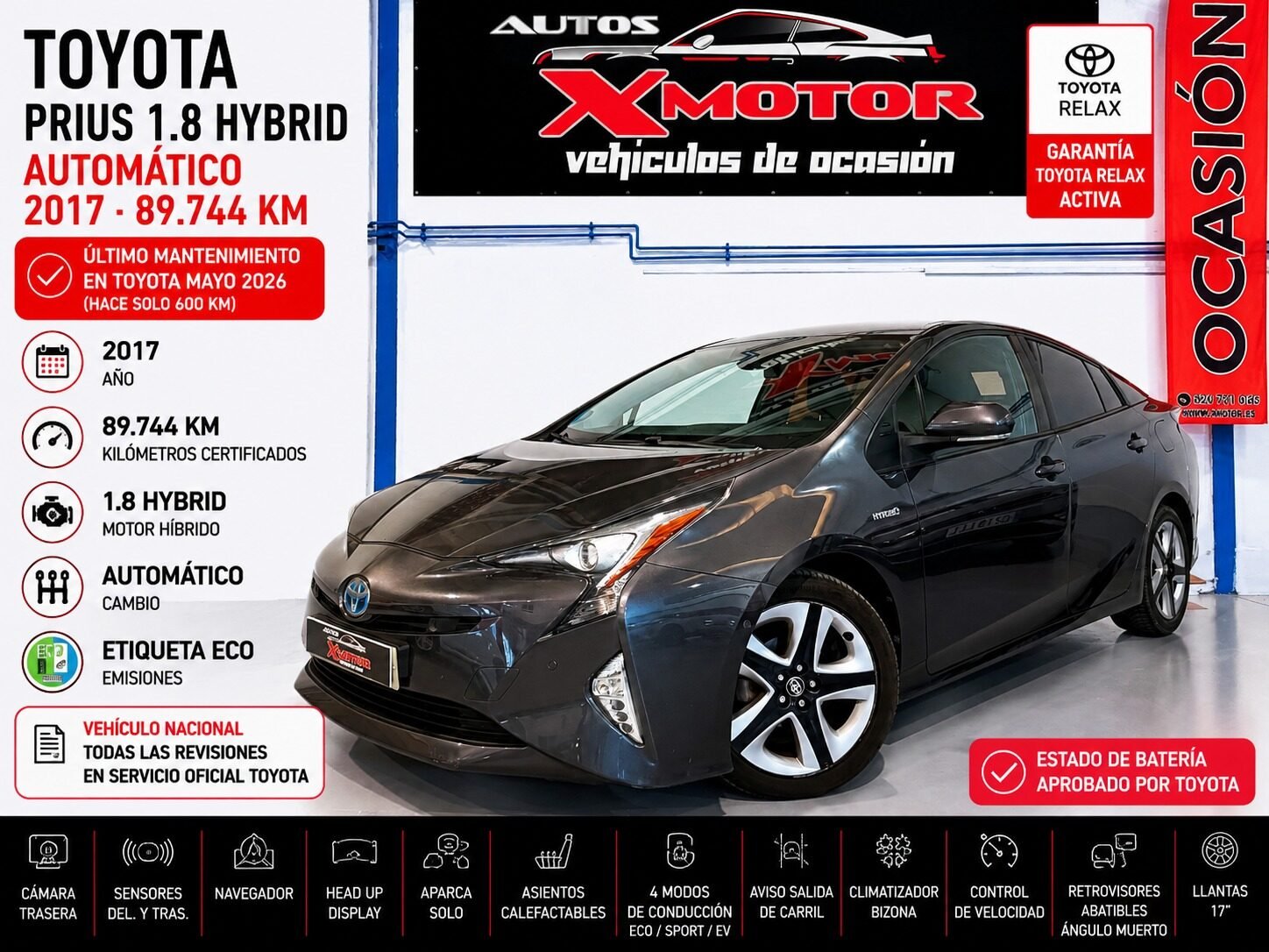 TOYOTA PRIUS TOYOTA Prius 1.8 Prius hibrido