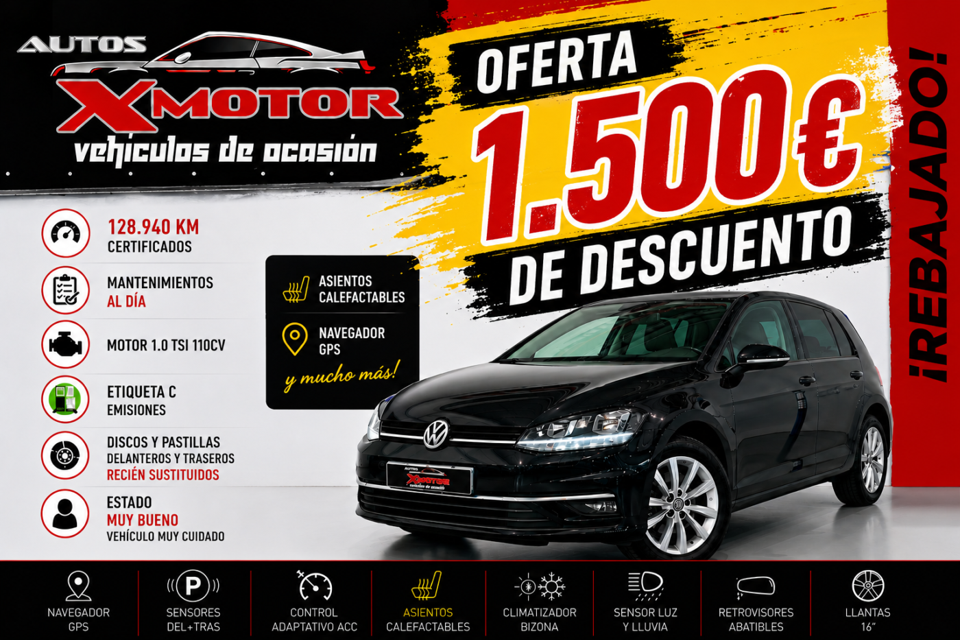 VOLKSWAGEN GOLF SPORT 1.0 115