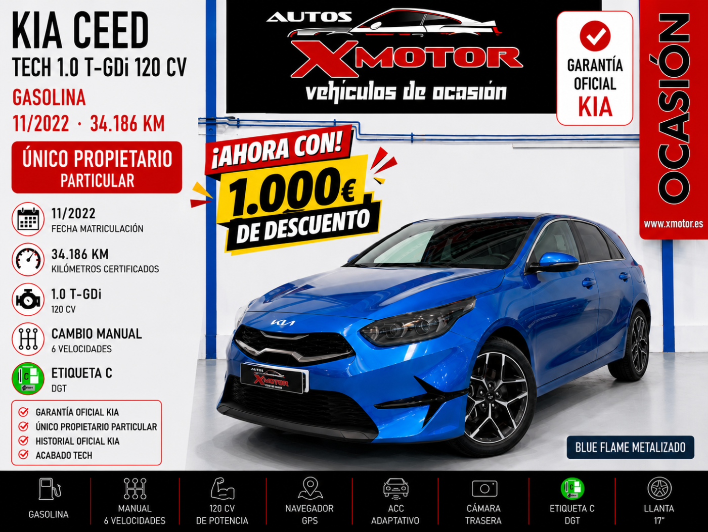 KIA CEED 1.0 TGDI TECH