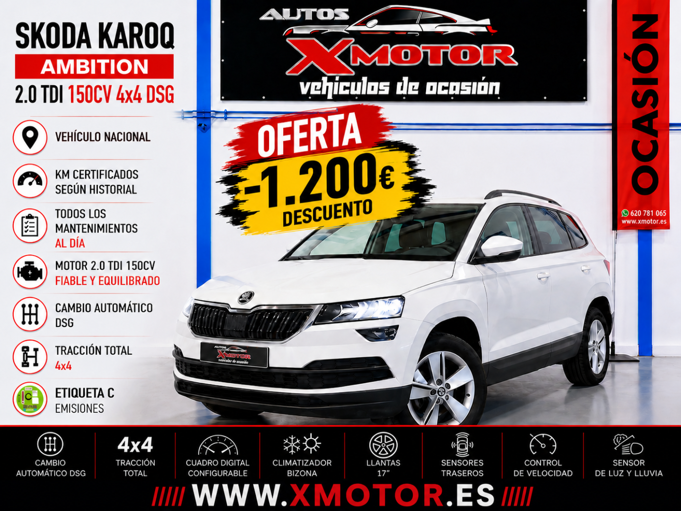 SKODA KAROQ 2.0 4x4 DSG 150cv AMBITION
