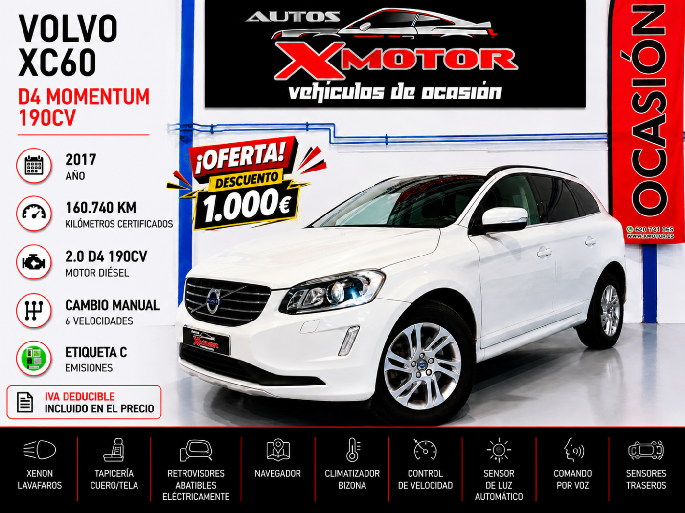 VOLVO XC 60 D4 MOMENTUM 190
