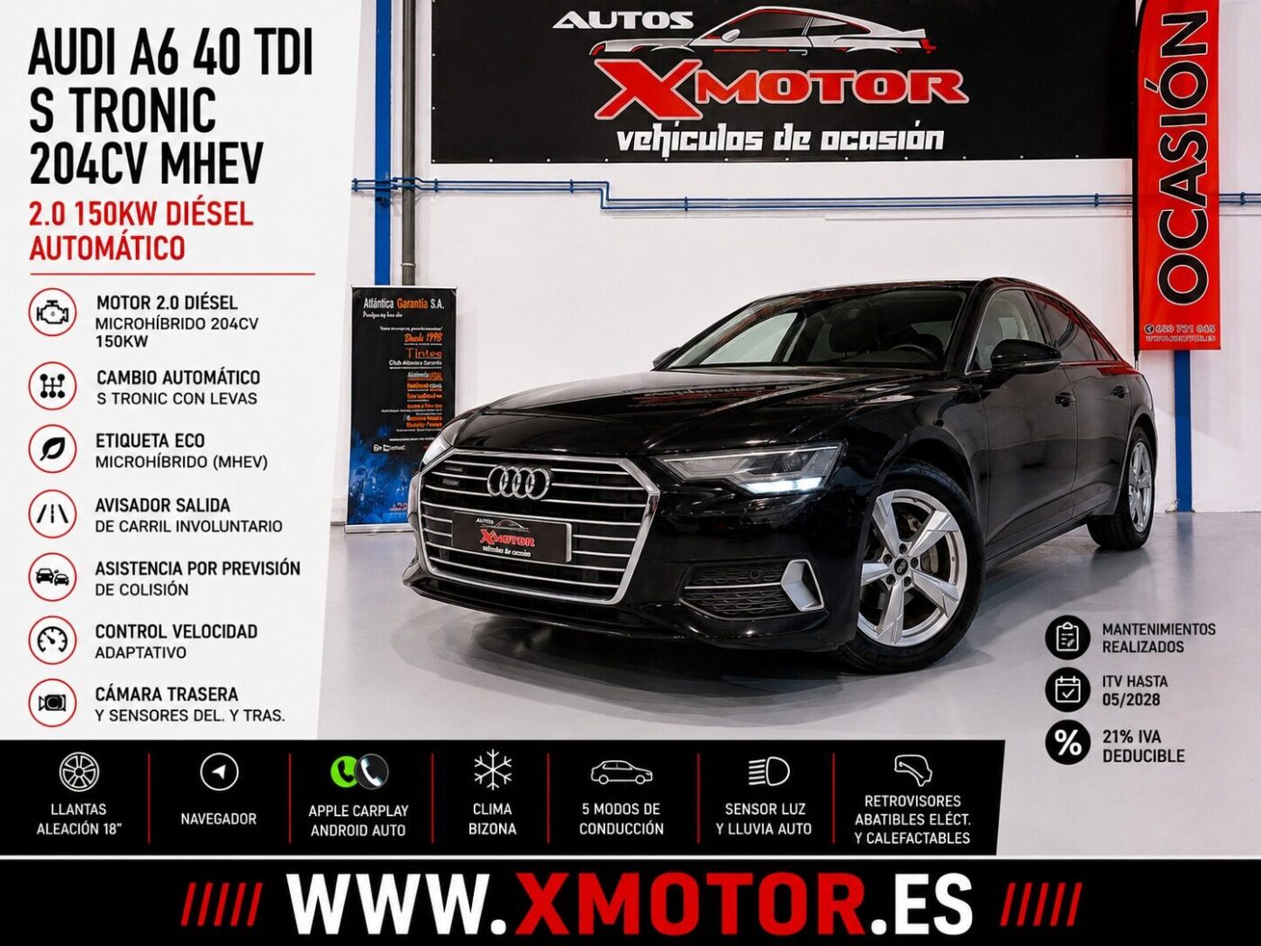 AUDI A6 40 TDI 204 MICRO HIBRIDO ECO