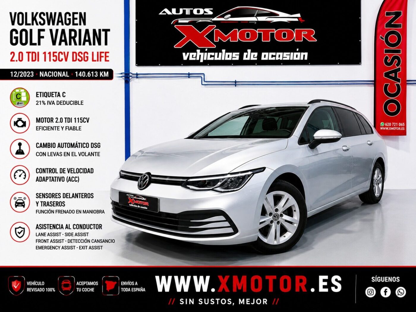 VOLKSWAGEN GOLF VARIANT 2.0 DSG LIFE